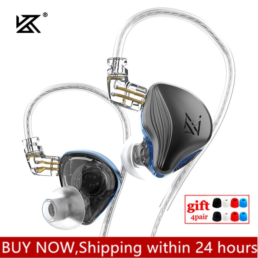 Гибридные наушники KZ ZEX с статическим динамическим приводом Hi-Fi басовые