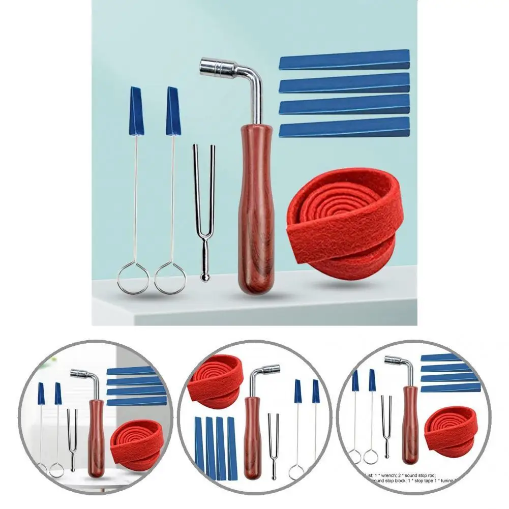 

Rust-Proof Convenient Professional Piano Tuning Handle Fixed Kit for Repair