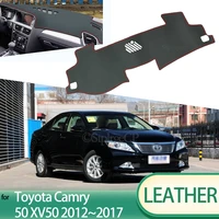 pu leather dashmat dashboard cover mat carpet car styling accessories for toyota camry 50 xv50 20122017