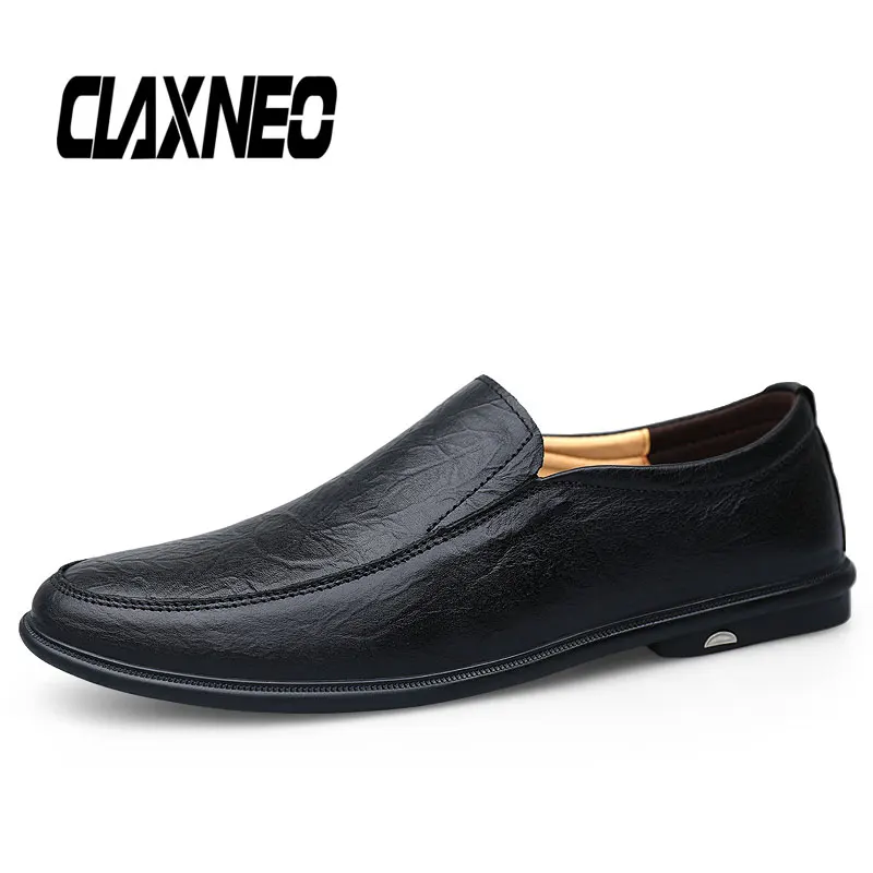 CLAXNEO/мужская кожаная обувь мужские мокасины сезон лето-осень лоферы из
