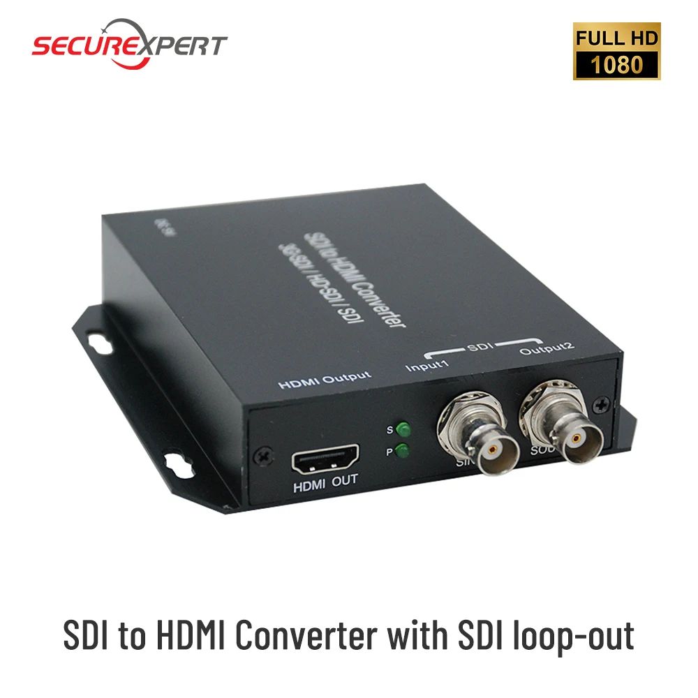 Mini 3G HD SD-SDI Video Micro Converter with Audio Auto Format Detection SDI to HDMI-compatible for Camera Converter Video Box