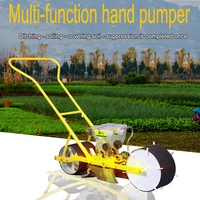 two rows of push vegetable seeder seeding cabbage planter multi function small on demand radish seeder