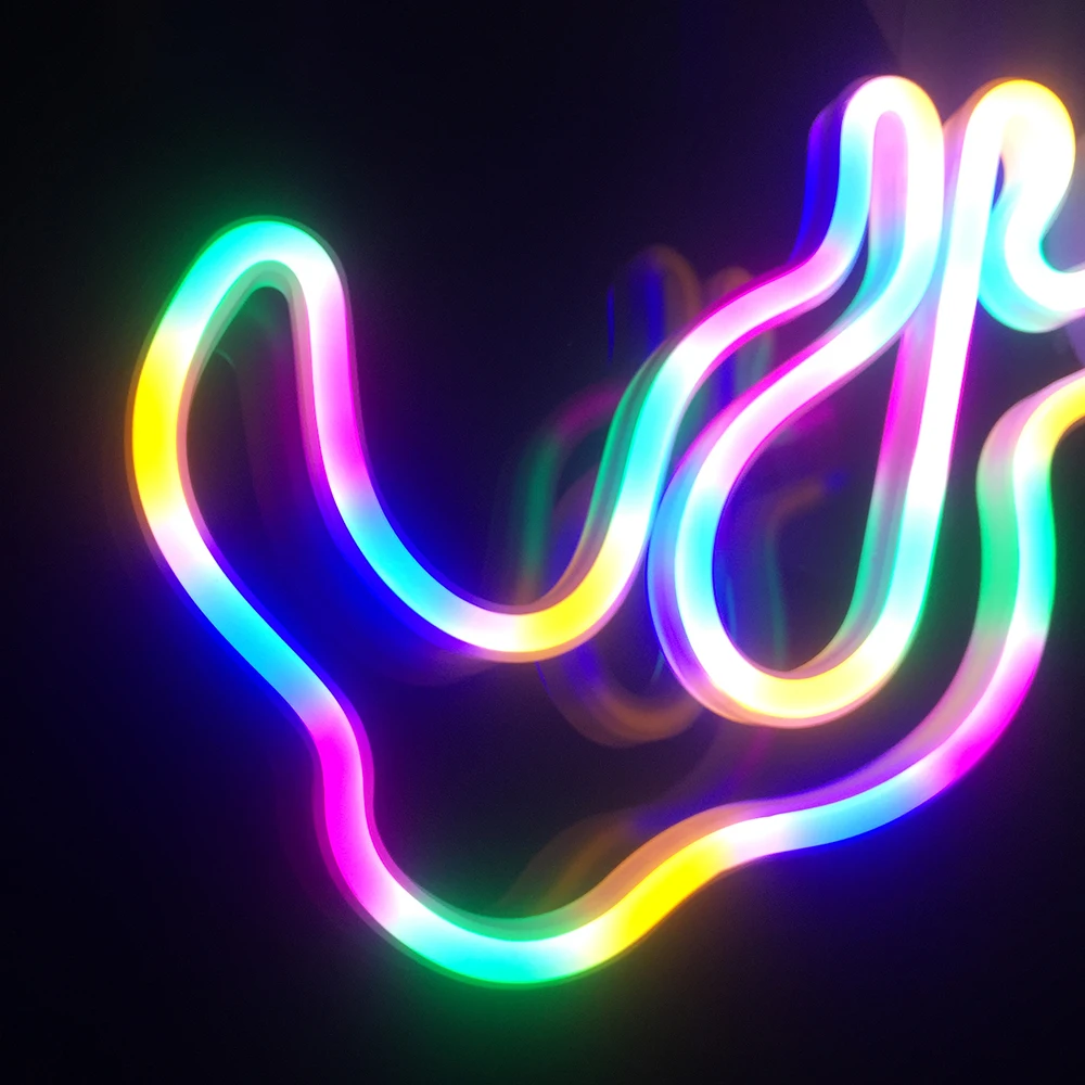 Неоновая Светодиодная лампа детский Ночной светильник декоративная