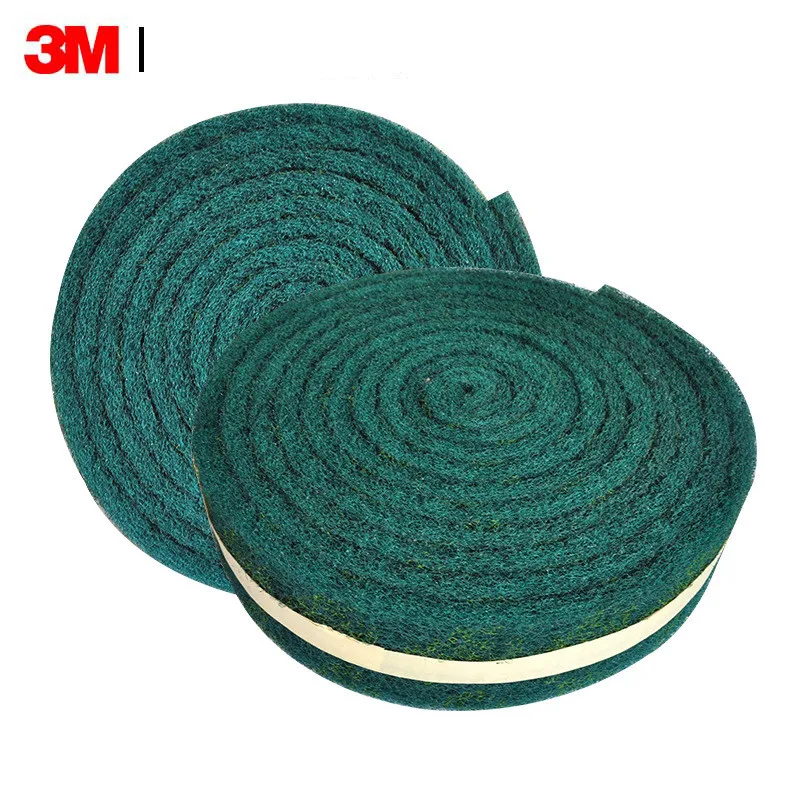 

1Roll 3M 8698 Scouring Pad Industrial Woodworking Steel Derusting Sink Brushing Clean Sanding Polishing Brush Cloth Scotch Brite