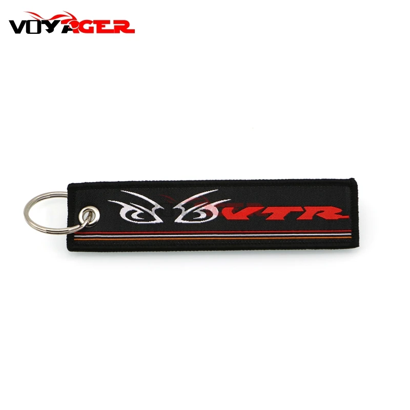 Коллекция с вышивкой мотоцикла брелок для Honda Hornet VFR HRC X-ADV REPSOL VTR FORZA series кольцо