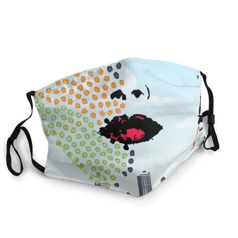 

Dreamy Audrey Hepburn Mask Adult Dustproof British Actress Mask Protection Cover Respirator Washable Mouth Muffle