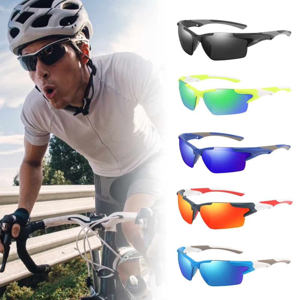 

1 pcs Fashion Sunglasses Sports Goggles Polarized UV400 Lens Dust Proof Sunglasses for Men Women Cycling Driving Camping Fishing