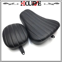 driver leather pillow solo seat cushion passenger cushion for harley sportster forty eight xl1200 xl883 xl 883 72 48 2004 2019