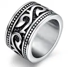 Мужское кольцо властителя, кольцо на указательный палец, модное кольцо из титановой стали, коктейльное готическое кольцо, ювелирные изделия