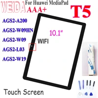 10 1inch for huawei mediapad t5 ags2 w09hn touch screen front black glass lens panel l09 ags2 w09 ags2 l03 ags2 w19 touch screen