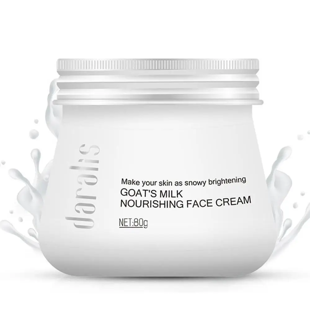80 г отбеливающий крем для лица с козьим молоком увлажняющий против морщин