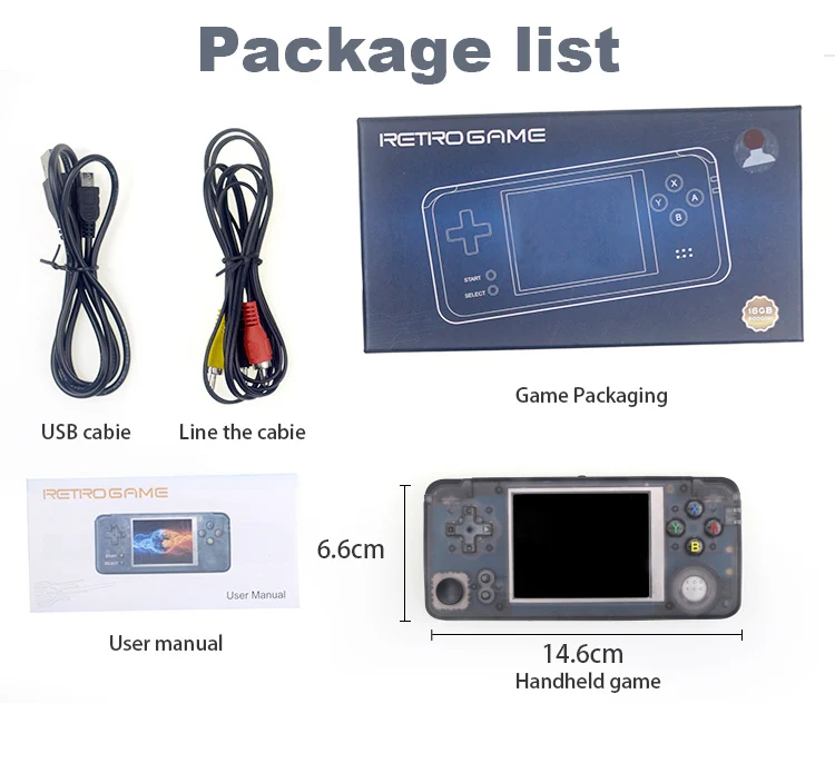 Обновленная RS97 Plus 60 Гц 3,0 дюймов Двойная система Ретро игровая консоль RetroFW OS портативный игровой плеер игры эмуляторы внутри