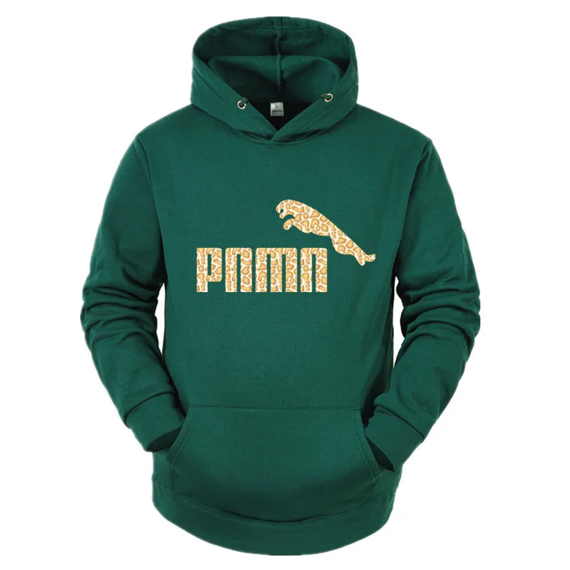 

New pnmn brand gold letter printing Hoodie, men's leisure fashion fitness sweatshirt, spring and autumn street style pullover