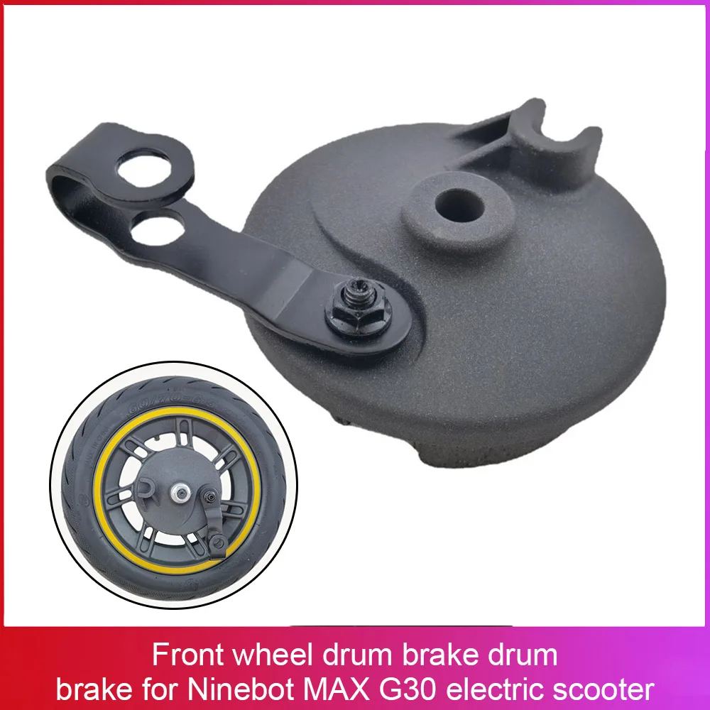 

Front Wheel Scooter With Drum Brake Original Drum Brake For Ninebot MAX G30 Kick Scooter Brake PADS Assembly Skateboard Parts