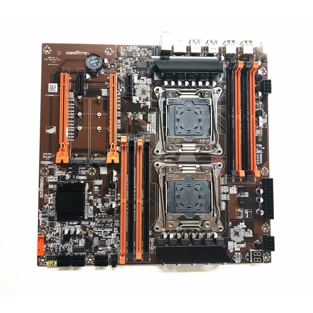 

X99-F8D LGA2011-3 Motherboard with Dual CPU Socket for 2678 2680 2690 V3 V4 Processor In stocks M.2 NVMe/NGFF SSD Slot DDR4 RAM
