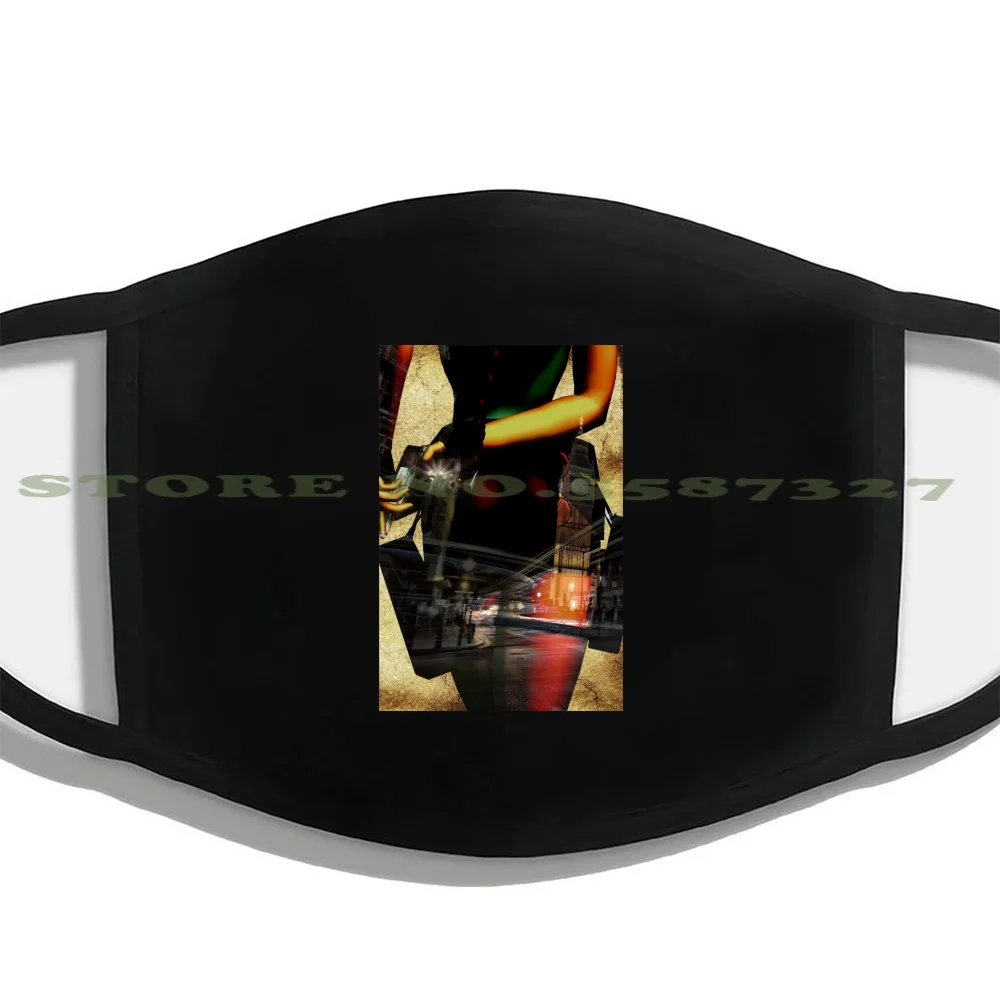 

Lara Croft Tomb Raider 3 Printing Washable Breathable Reusable Cotton Mouth Mask Lara Croft Tomb Raider Tomb Raider 3 Tomb
