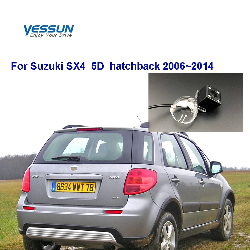 Светодиодная камера для Suzuki SX4 5D хэтчбек 2006 2007 2008 2009 2010 2011 ~ 2014 заднего вида помощь
