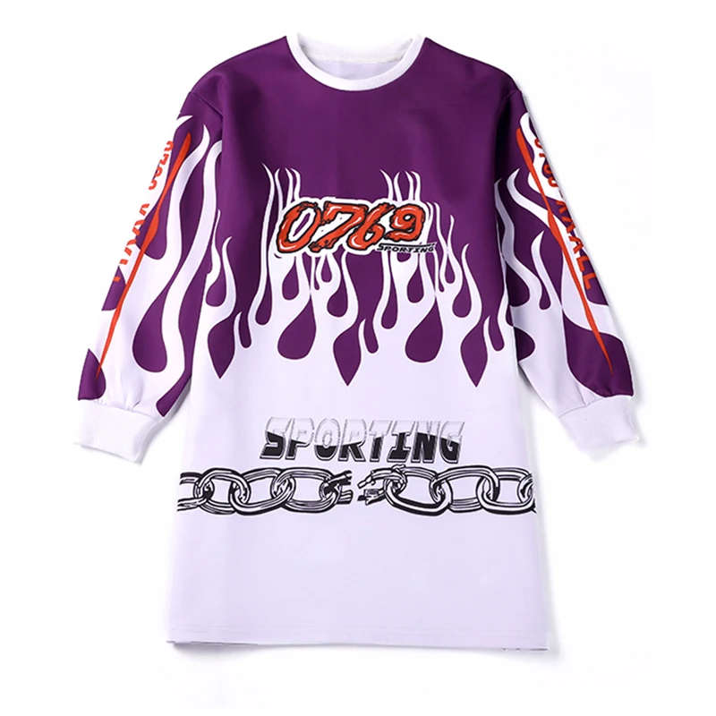

New Children Modern Street Dance Clothes Jazz Dance Performance Stage Costumes Girls Hip Hop Dance Suit Rave Outfit