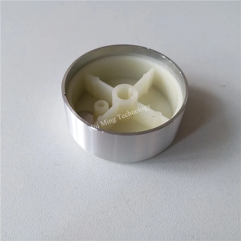 Высококачественная пластиковая алюминиевая ручка потенциометра твердая 40*16*6 мм