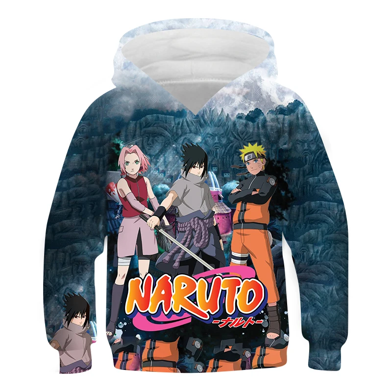 

Japanese Boy Anime Naruto- Hoodie kakashi Akatsuki Graphic Sweatshirts Sasuke Streetwear Itachi Cartoon Fashion Unisex Male Tops