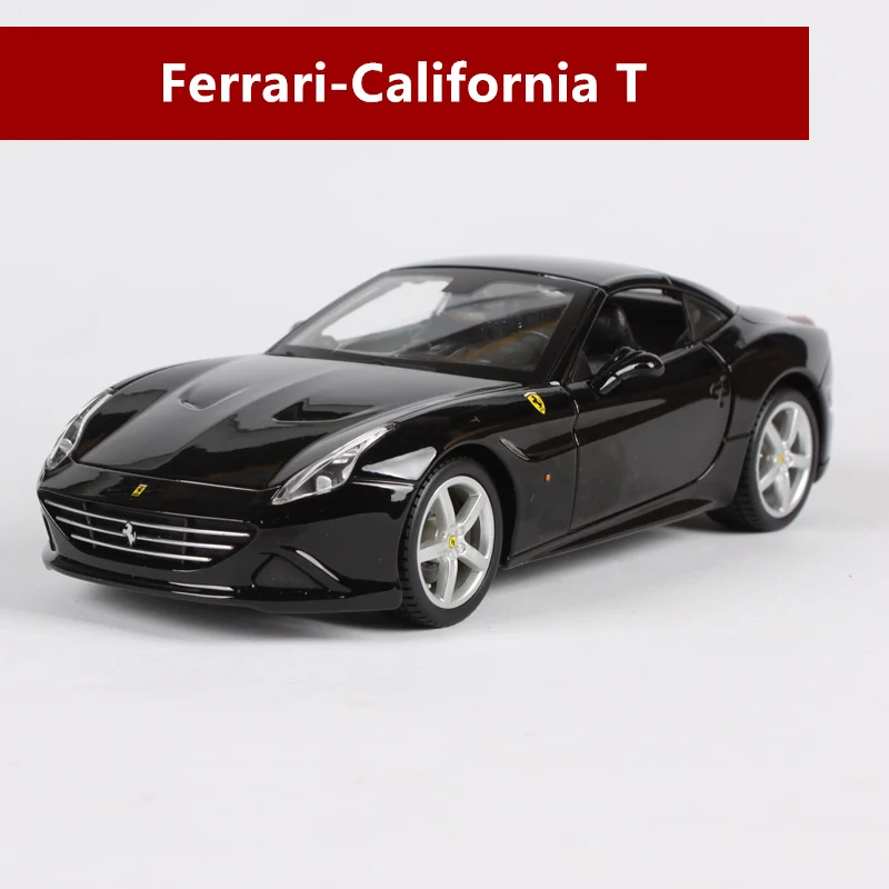 California Bburago 1:24 Ferrari 458, красная модель автомобиля, литая под давлением металлическая модель, детская игрушка, подарок бойфренду, коллекция автомобилей из искусственного сплава - Цвет: California