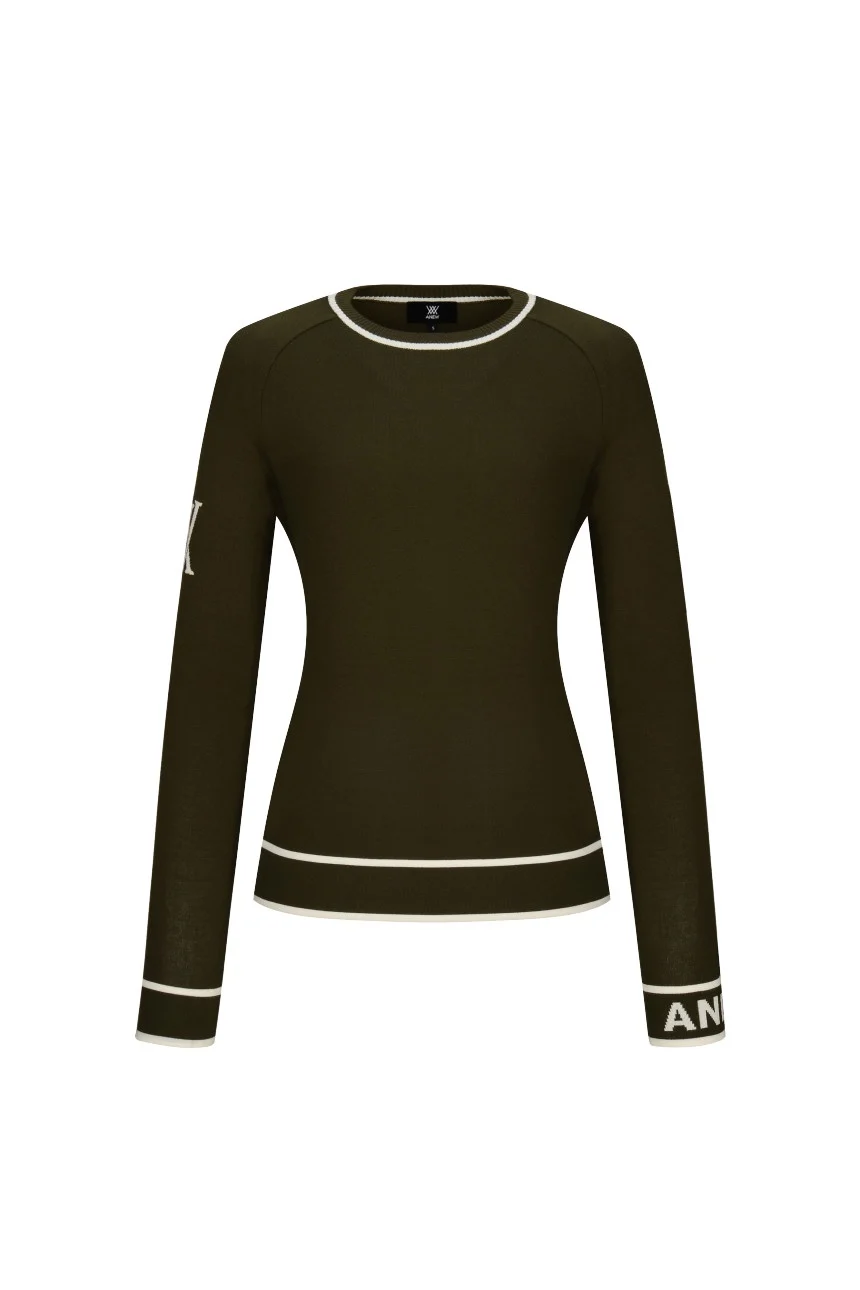 

Golf sweater woman lady soft warm woollen winter o neck