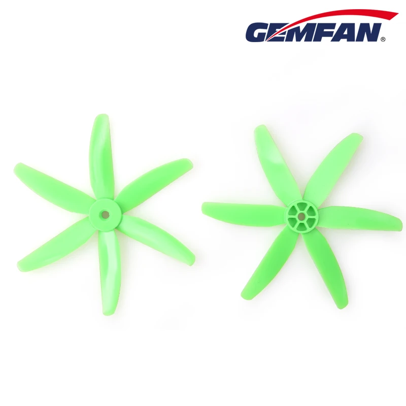 2 пары/4 шт. Gemfan 6 лезвия 5x4x6 5040 5040R CW CCW Пропеллер для 1806 2205 моторов ZMR250 QAV250 280 Дрон