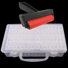 Коробка для хранения Контейнер для бутылок, 64 шт., новый пластиковый контейнер для алмазной живописи, аксессуары для алмазной живописи, Алмазный держатель, ролик для алмазной живописи