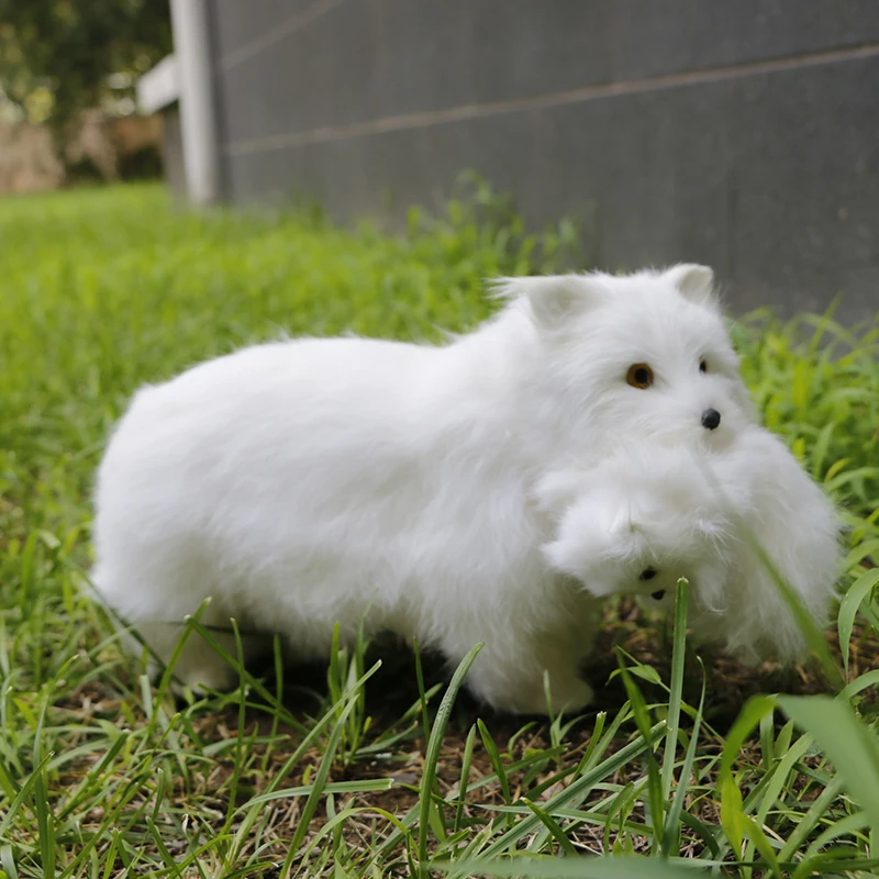 

Simulation White Black Bear Panda Plush Animal Miniature Figure Handmade Craft Home Desk Decoration Child Toy Gift Shooting Prop