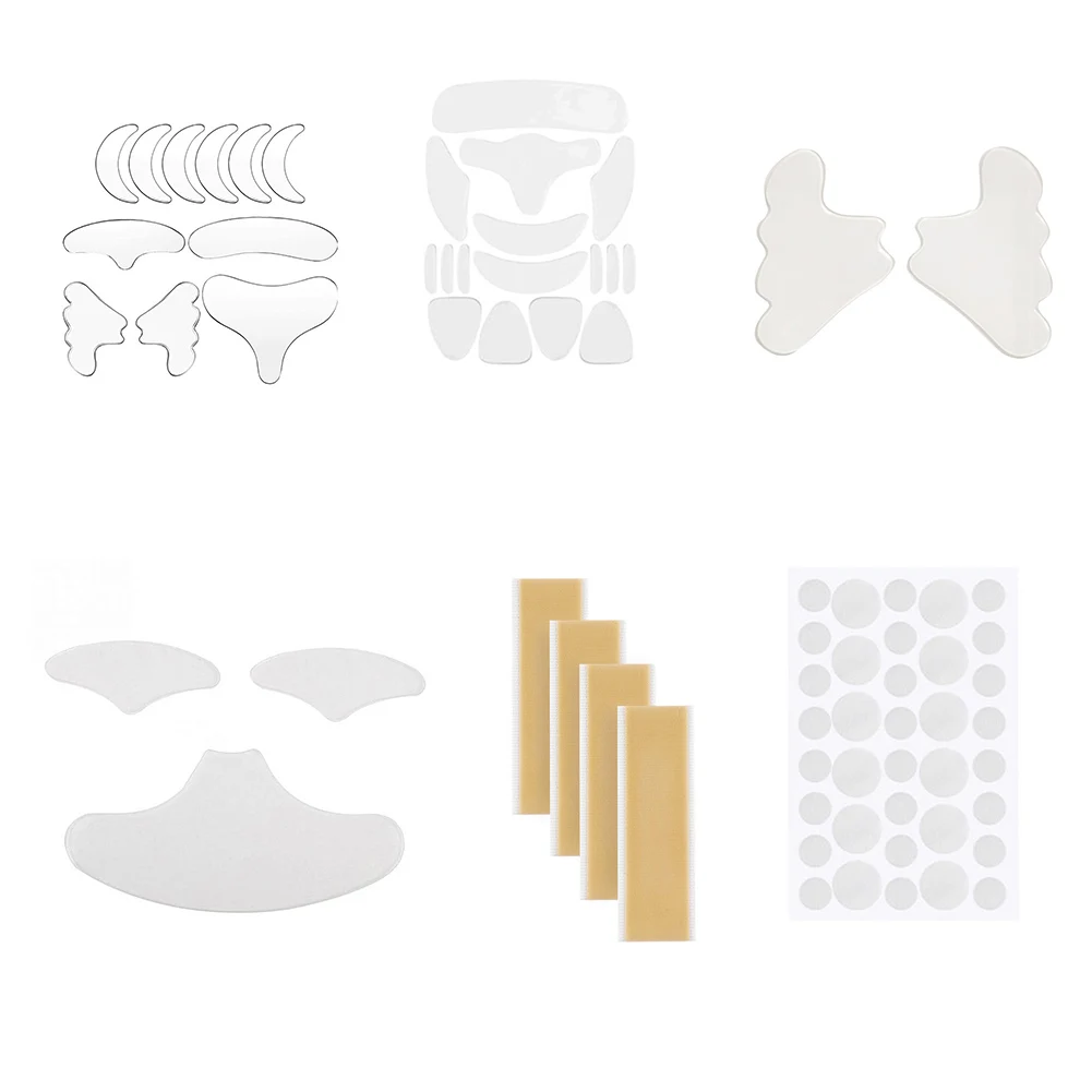 Силиконовые патчи для ухода лица 1 набор стикеры удаления морщин лифтинга кожи