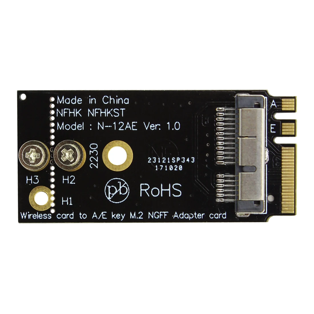 Модуль беспроводной карты BCM94360CS2 BCM943224PCIEBT2 12 + 6 Pin Bluetooth Wifi для NGFF M.2 Key A / E Adapter Mac OS |