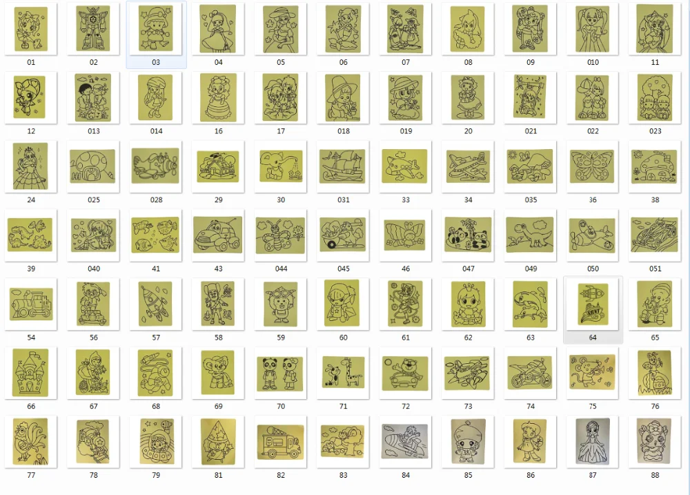 100-1100шт-песочные художественные наклейки, только карты, волшебный песок искусство