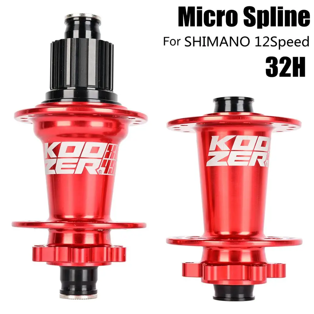 Велосипедная втулка Micro Spline freehub KOOZER XM490 PRO велосипедная 135x10 142x12 мм MS 12 скоростей MTB