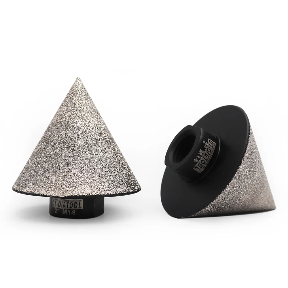 

Dia 50mm/2" Diamond Beveling Chamfering Finger Bit Granite Marble Ceramic Tile Hole Trimming Diamond Milling Bits M14 Thread