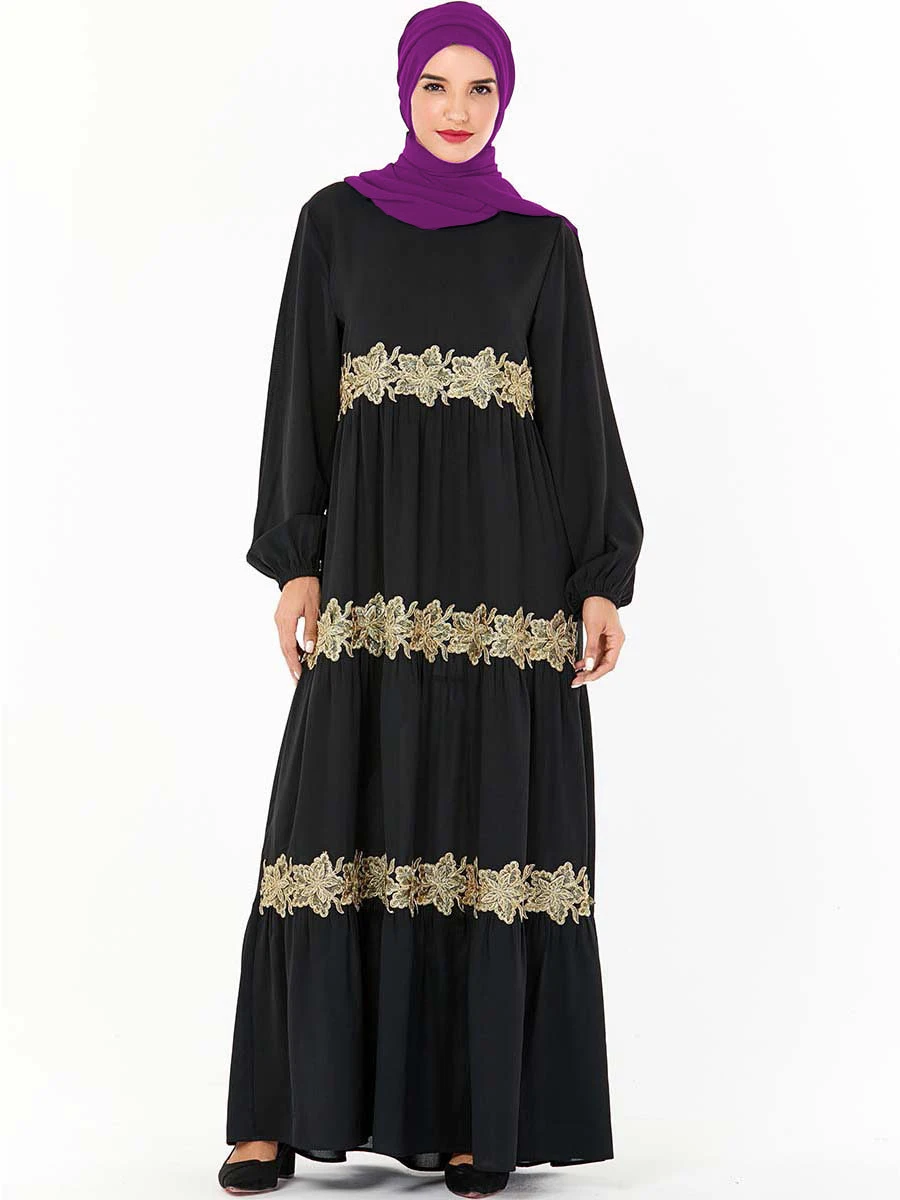 Мусульманская одежда мусульманское платье для женщин Jubah Caftan большие качели