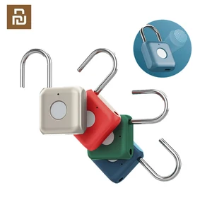 Умный дверной замок Youdian Kitty, замок с USB-зарядкой и защитой от кражи, для багажа, ящика, безопасный замок с отпечатком пальца