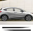 Наклейки на боковые полосы двери автомобиля для Honda City DOHC HR-V Legend Modulo Odyssey Pilot Vezel VTEC, декоративные наклейки, автомобильные аксессуары