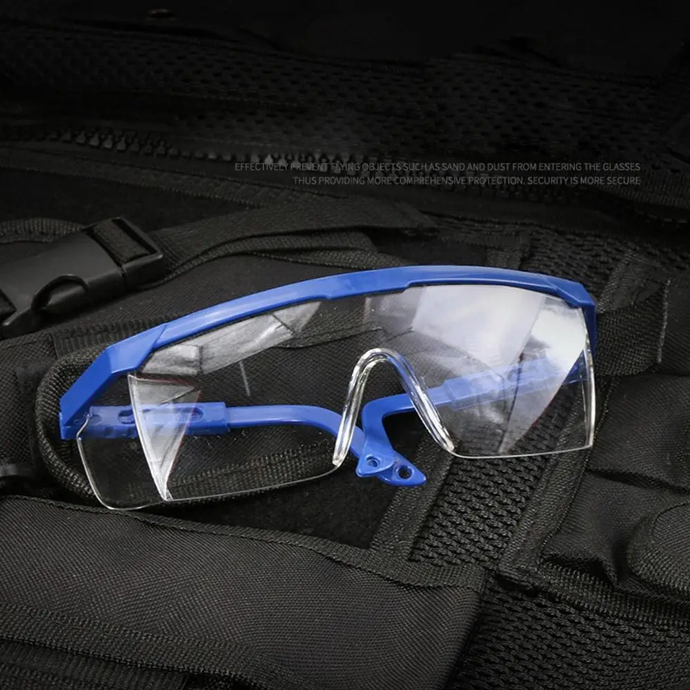 

Men's And Women's Splash-Proof Dust-Proof Protective Glasses Transparent Goggles Quick Spot Delivery Free Ship