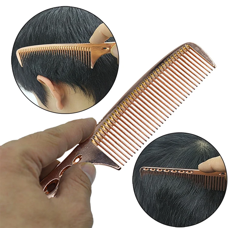 Высококачественная титановая Мужская Расческа для стрижки волос 1 шт. прочный