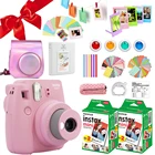 Fujifilm Instax Mini 9 камера + 40 снимков мини 8 мгновенная белая пленка фотобумага + PU Сумка для переноски + альбом + объектив крупным планом + подарочный набор