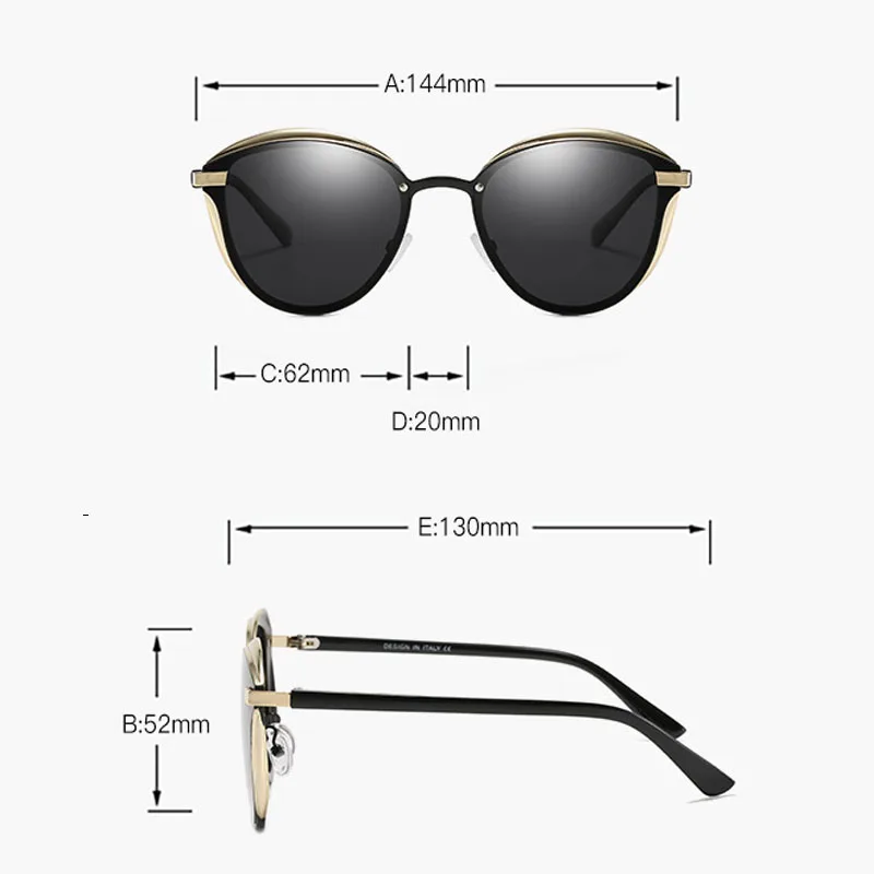 2021 новые круглые солнцезащитные очки в стиле ретро высококачественные модные