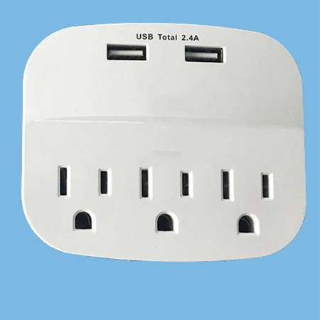 2/3/6 Защита от перенапряжения с 2 Порты usb штекер творческий двойной USB зарядное