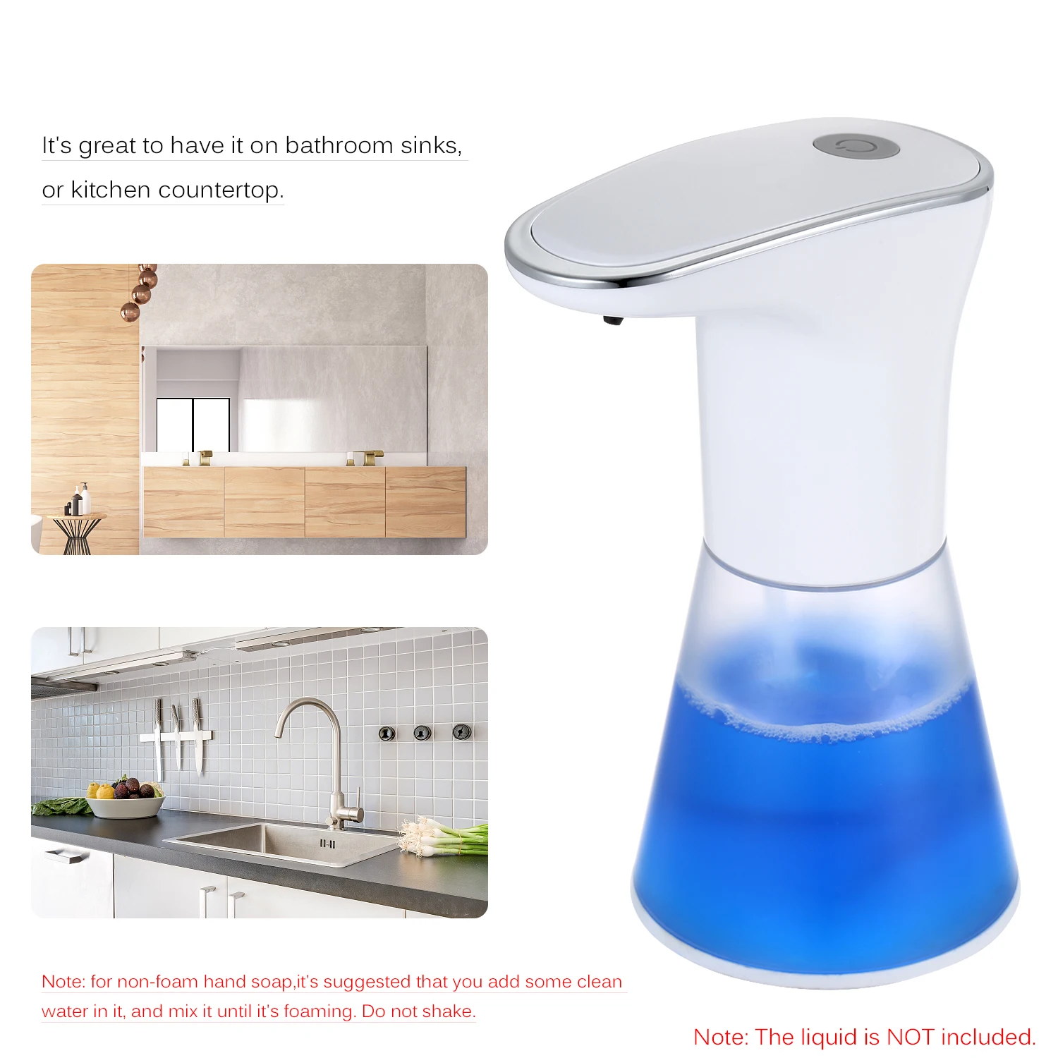 350 мл автоматический индукционный пены дезинфицирующее опрыскиватель USB пенясь