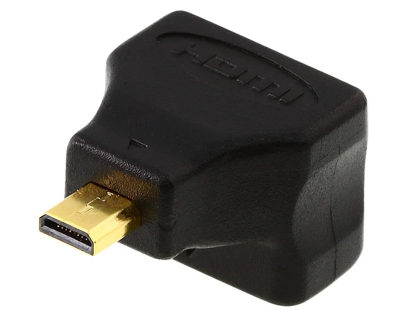 

HDMI 1.4V A female to micro HDMI D male right angle/micro HDMI to HDMI adapter;