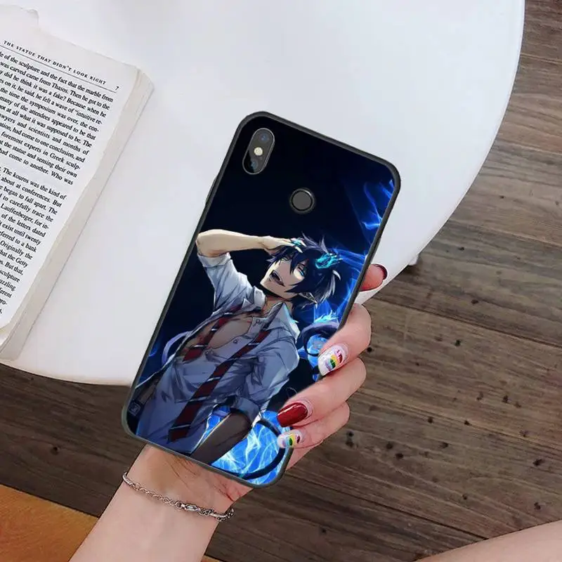

Blue Exorcist anime cartoon Phone Case For Xiaomi Redmi 7 9t 9se k20 mi8 max3 lite 9 note 8 9s 10 pro Soft Silicone Shell