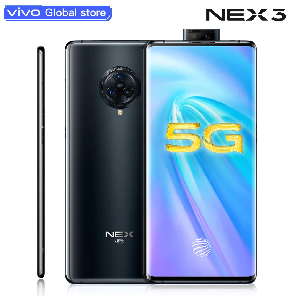 Смартфон vivo NEX3 5G 8 + 256 ГБ Snapdragon 855 Plus NFC 64.0MP 4500 мАч 44 Вт | Мобильные телефоны и
