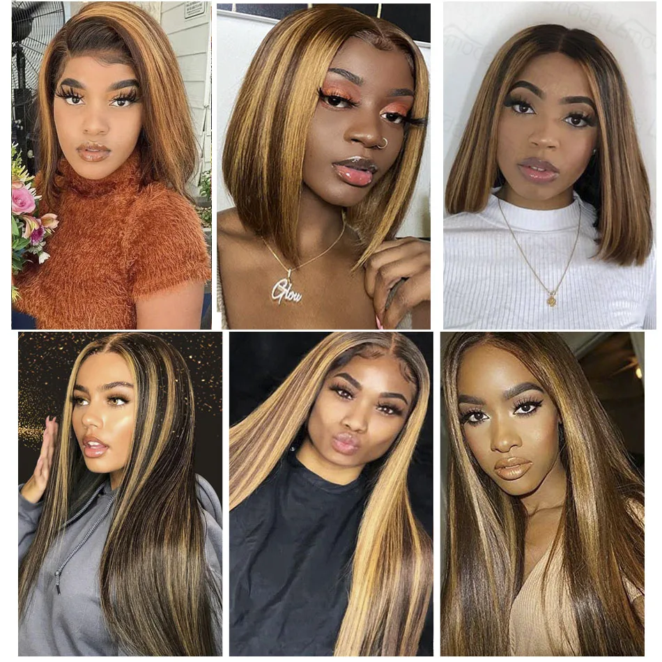 Парик из натуральных волос для чернокожих женщин Mi Lisa парик прямых человеческих