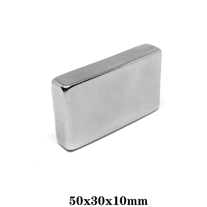 1/2/3/5/10 шт. 50x30x10 большие мощные квадратные магниты постоянный магнит мм