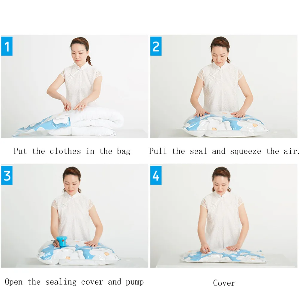 Новинка экономия пространства вакуумные пакеты для хранения сжатый органайзер