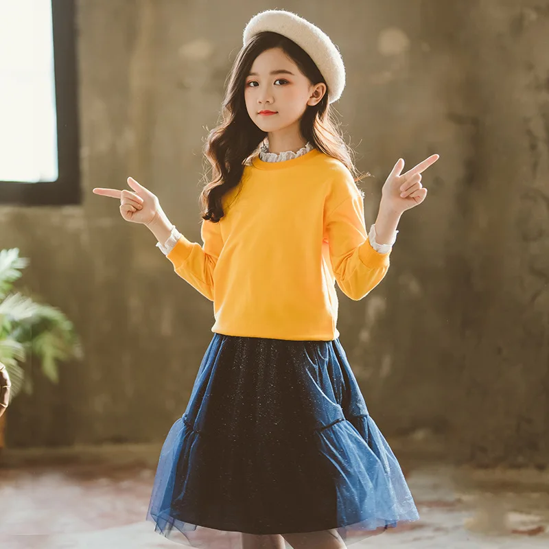 Толстовки для девочек Новинка 2019 года сезон весна осень пальто с цветочной